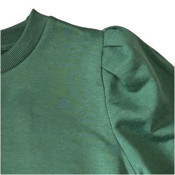 Jodifl Dress Midi Sweatshirt Womens M Green Long Sleeve Crewneck - Picture 3 of 10